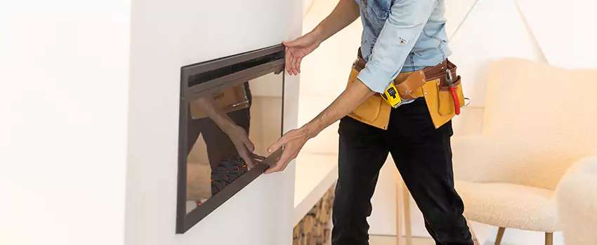 Metal Fireplace Installation in Menasha, Wisconsin