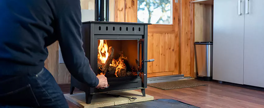 Open Hearth Wood Fireplace Installation in Menasha, WI