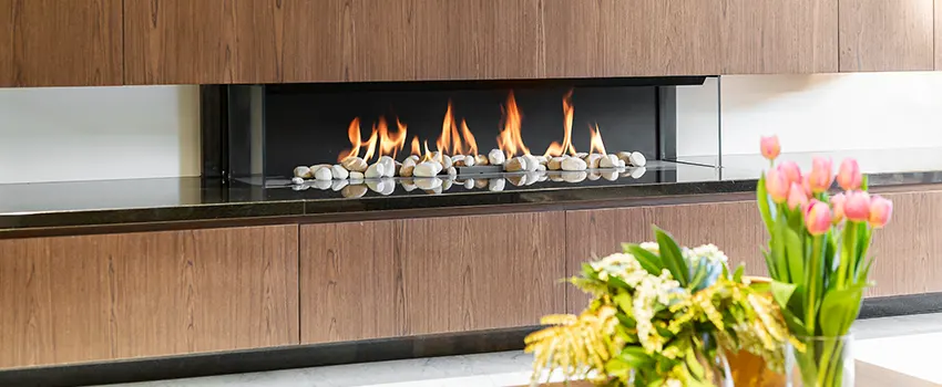 Double-height Fireplace Design Refurbishment in Menasha, Wisconsin